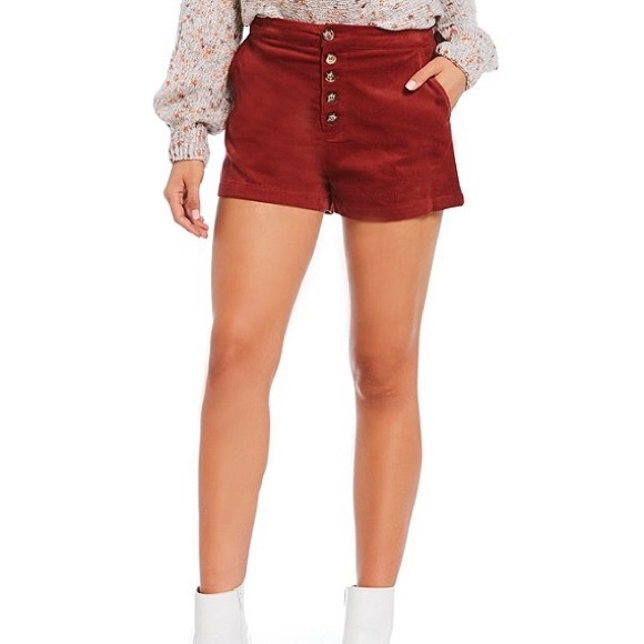 🍁💰⬇️NWT! Corduroy Front Button Shorts - Picture 3 of 3